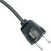 Enzo apparaatsnoer nn 1 mtr 155g zwart 1066700
