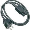 Enzo apparaatsnoer nn 1 mtr 155g zwart 1066700