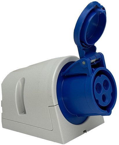Enzo cee 3p 16a 230v opbouw wcd blauw - 6315130