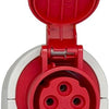 Enzo cee 4p 32a 400v opbouw wcd rood - 6315166