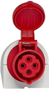 Enzo cee 4p 32a 400v opbouw wcd rood - 6315166 - afbeelding 2