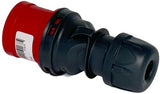 Enzo cee 4p 32a 400v stekker rood 6315162 - afbeelding 2