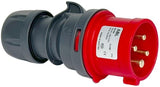 Enzo cee 4p 32a 400v stekker rood 6315162 - afbeelding 1