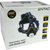 Enzo entac led hoofdlamp zoom 5w aluminium zwart 4xaa - 5700310