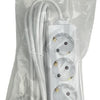 Enzo entac tcd ra 4-voudig 1.5meter snoer wit 6872560