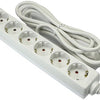 Enzo entac tcd ra 6-voudig 1.5meter snoer wit 6872620