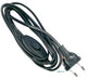 Enzo eurosnoer 2x0,75 schakelaar zwart 2 meter 1065220