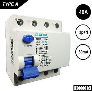 Enzo gacia aardlekschakelaar 40a. 30ma 4p gacia - 4517790