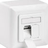 Enzo goobay cat6 in opbouw doos 2x utp wit - 2575300