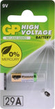 Enzo gp 29a 9 volt alkaline blister 1 3011995