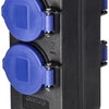 Enzo hangkoppeling | zwart | ip44 | 4v | met klep - 6871985