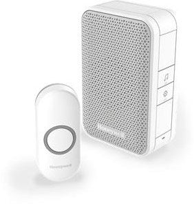 Enzo honeywell dc311n draadloze deurbel - deurbelset - draagbaar - wit