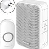 Enzo honeywell draadloze plug-in deurbel met drukknop 100m - 8421030