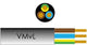 Enzo kabel vmvs rond 3x0,75 qmm kleur zwart | 100 meter - 1227267
