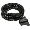 Enzo kabelbundelset 2 meter 16mm zwart - 4137400