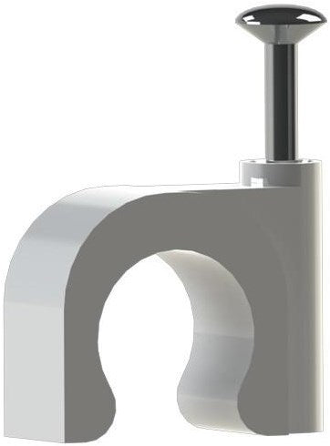 Enzo kabelclip 8 mm rond wit jsl doos 100 4113190