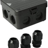Enzo kabeldoos attema ak1 | + 3 wartels m25 ip65 zwart - 4034023