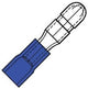 Enzo kabelschoen rondsteker male blauw 5mm - 4433360