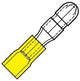 Enzo kabelschoen rondsteker male geel 5mm - 4433660