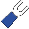 Enzo kabelschoen vork blauw 6.4mm - 4433410