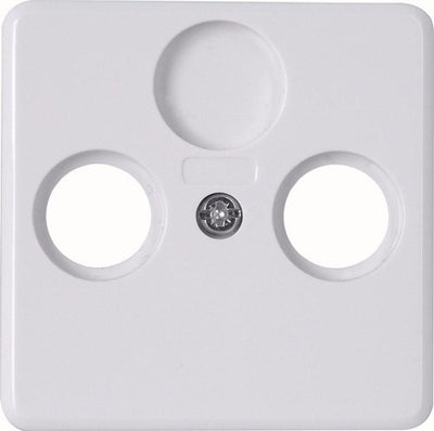 Enzo kopp hk02 wit afdekraam voor coax 4621040