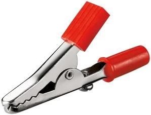 Enzo krokodilklem geisoleerd blanke bek rood 7094004