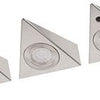 Enzo led driehoek spot set a3 | 7,5w | ir sensor | 3000k | gesch. staal - 5018355