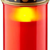 Enzo led rouwlicht | 12cm met timer | rood (excl. 2xc batterij) | herinneringslicht | graflicht | rouwlicht - 5099410