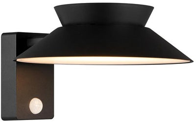 Enzo led solar wandlamp | justina 5w 3000k zwart ip44 - 4802824
