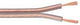 Enzo luidsprekersnoer 2 x 2,5 qmm transparant - 1394581