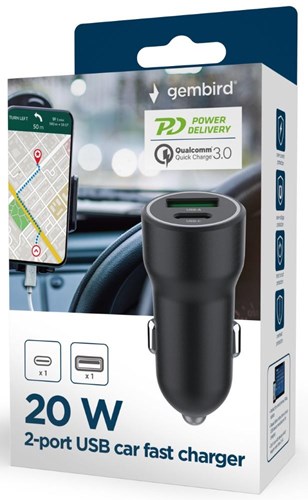 Enzo mobilize usb autolader 4200ma wit +30-pin kabel 9540110