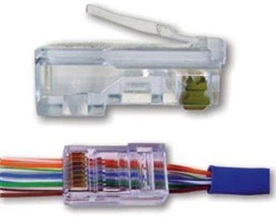 Enzo modulaire plug rj45 snelmontage tang ec 2575198
