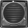 Enzo nedco rvs buitenrooster vierkant 125 mm nedco - 1400470