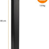 Enzo paallamp | zwart | 80cm | vierkant | 12w led | ip44 3000k | smartwares ool-50018 - a5019000