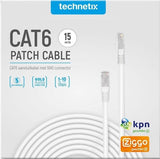 Enzo patchkabel | utp | cat6 | 15m | wit - 2077025 - afbeelding 1