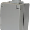 Enzo perilex opbouw stopcontact | 16a | swd | grijs | abl 2441860 - 4052965