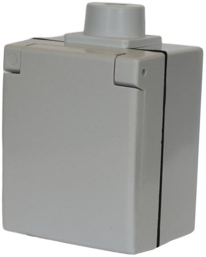 Enzo perilex opbouw stopcontact | 16a | swd | grijs | abl 2441860 - 4052965