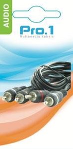Enzo pro-1 audio 2 tulp male -> 2 tulp male 10 meter - 9206100