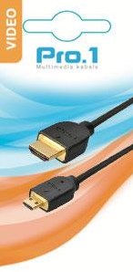 Enzo pro-1 hdmi kabel a naar d micro 5 meter 1.4 - 9285030