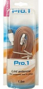 Enzo pro-1 lint antenne met coax plug 1,5 meter 9293005