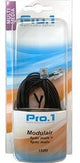 Enzo pro-1 modulair 6p4c naar 6p4c zwart 10.0 meter - 9297032