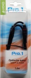 Enzo pro-1 optisch 2x toslink 1 meter - 9260000