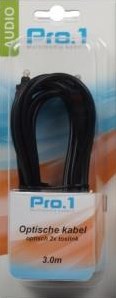 Enzo pro-1 optisch 2x toslink 3 meter - 9260500