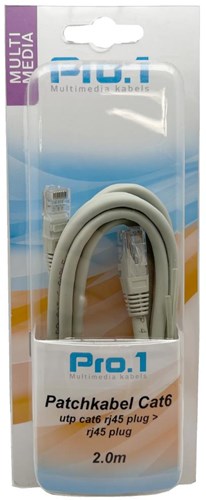 Enzo pro-1 patchkabel utp cat6 2.0 meter 9280120