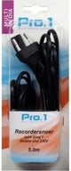 Enzo pro-1 recordersnoeren 230 volt 5 meter - 9296210