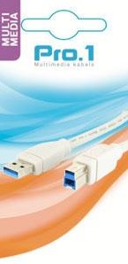 Enzo pro-1 usb 3.0 a male naar b male 5 meter - 9280234