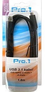 Enzo pro-1 usb-c 3.1 ->type a 1,8 meter - 9280450