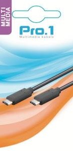 Enzo pro-1 usb-c 3.1 type c > type c aansluitkabel 1.80 mtr - 9280400