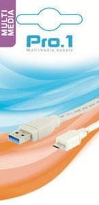 Enzo pro-1 usb kabel a-male -> b-micro male 3 meter - 9280185