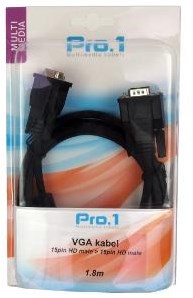 Enzo pro-1 vga kabel male -> male 1.8 meter - 9276094